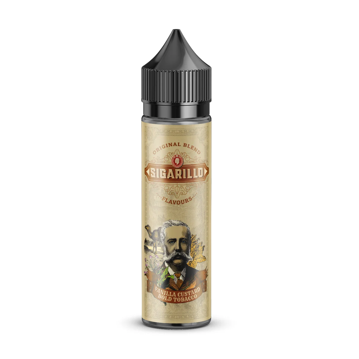 Sigarillo Aroma zum selber mischen, im Geschmack von herbem Tabak mit Vanille Creme.