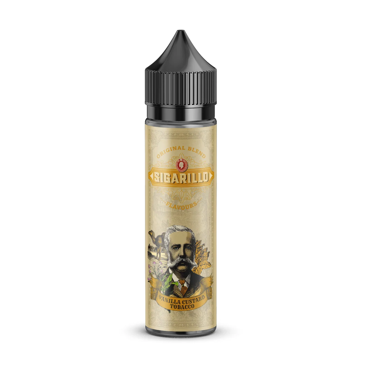 Longfill Aromaflasche Sigarillo Vanilla Custard Tobacco