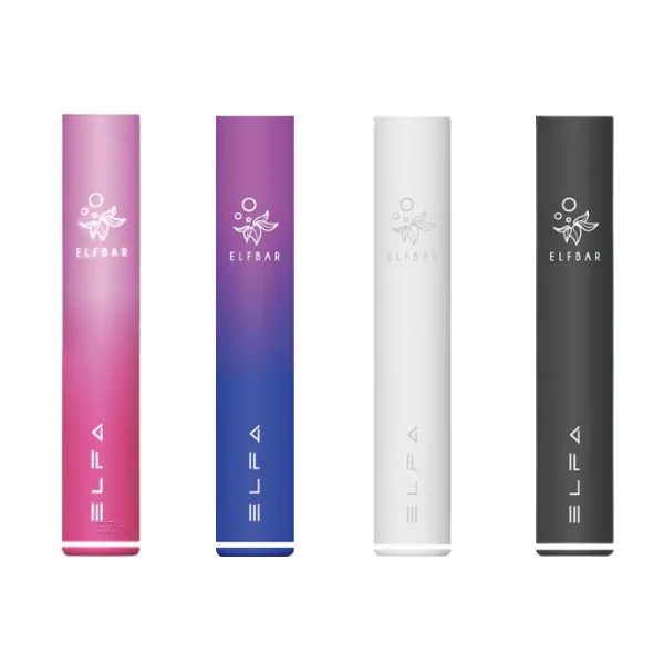 ElfBar ELFA Akkuträger in vier Farben – Kompatibler Akku für ELFA Pods (500 mAh, USB-C)