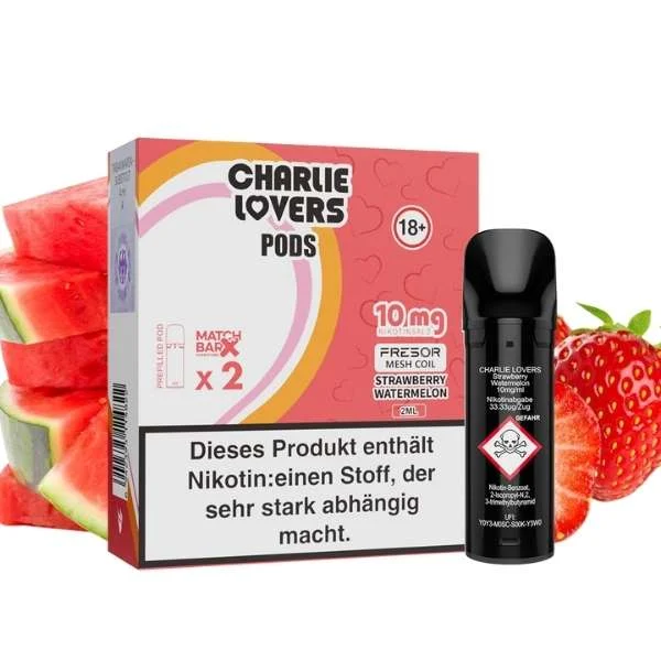 Charlie Lovers Pods Strawberry Watermelon