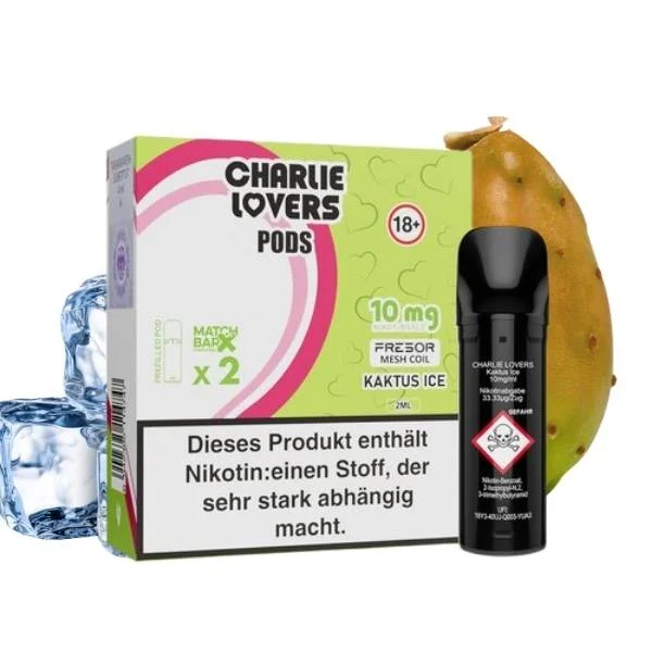 Vorgefüllte Pods mit dem Geschmack von Kaktus und Eis