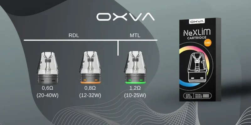 OXVA NeXlim Pods in verschiedenen Varianten