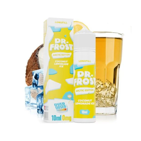 Dr. Frost Arctic Aroma mit Kokosnuss, Limonade und Eiswürfel