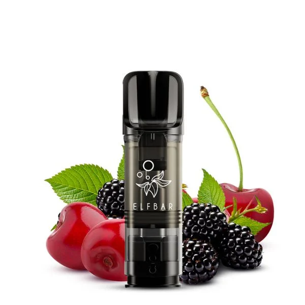 ElfBar ELFA Pod Blackberry Cherry mit Brombeeren, Kirschen und leichter Eisfrische